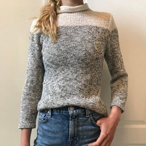 Color Blocked Turtleneck